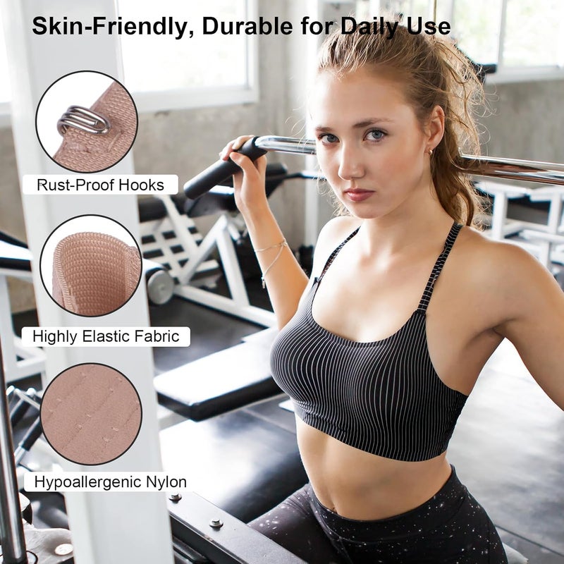 FEUNLEM 12-Pack Bra Extenders 2 hook / 3 hook / 4 Hooks, Plus Size Bra Extension Straps, Soft and Comfortable Extender - Image 3
